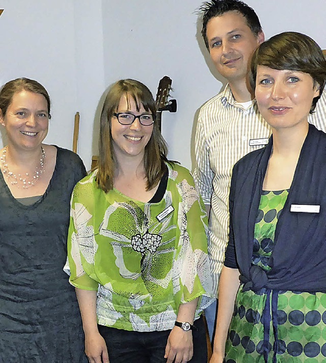Musiktherapeuten im Sigma-Zentrum: Sim...jef Gross, Claudia Zindel (von links)   | Foto: BZ