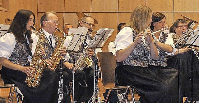 Der Musikverein Geschwend veranstaltet...st mit einem Blasmusik-Doppelkonzert.   | Foto: Hannah Steinebrunner