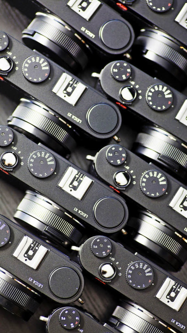 Von Fotografen begehrt: Leica-Kameras  | Foto: DPA