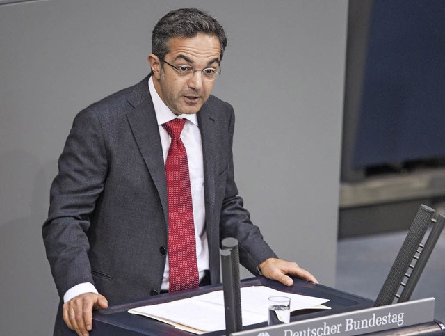 Hielt eine bemerkenswerte Rede: der Schrifsteller Navid Kermani   | Foto: DPA