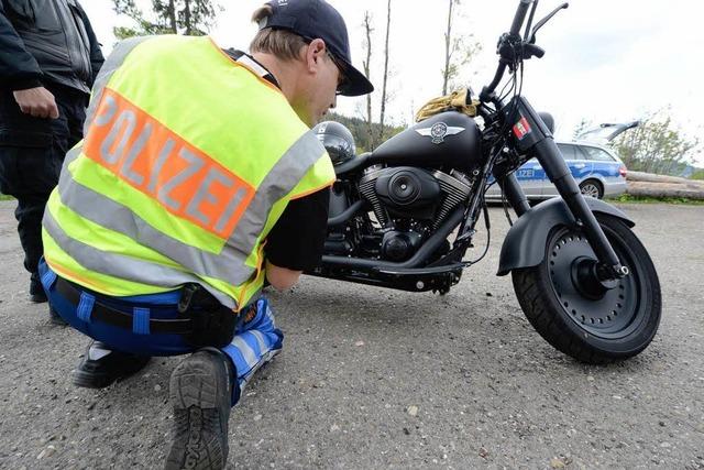 Polizei verstärkt landesweit die Motorradkontrollen