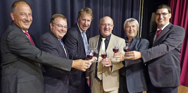 60 Jahre Winzergenossenschaft Kndring...der der WG Kndringen Stefan Bcherer.  | Foto: Aribert Rssel