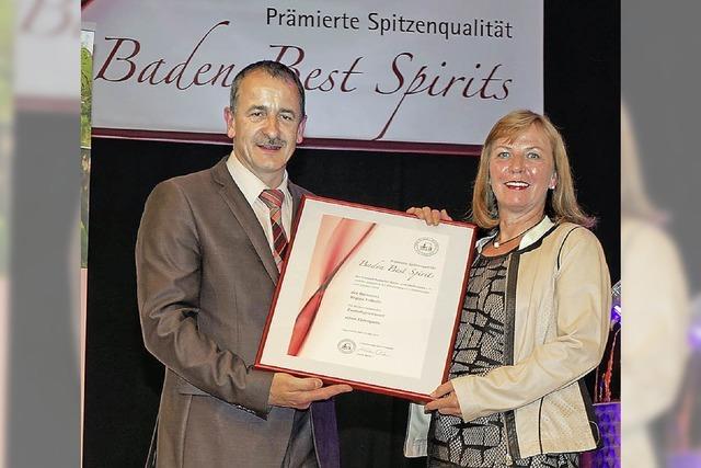 Ehrenpreis fr Pflaumenbrand aus Bonndorf
