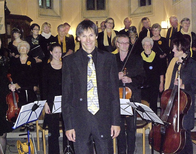 Begeisterten Beifall erhielten die Cho...n beim Konzert in der Johanniskirche.   | Foto: Bianca Flier