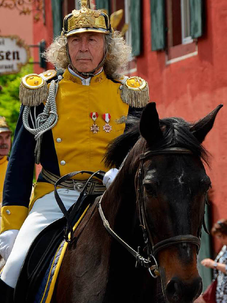 Rund 800 Teilnehmer waren beim groen Jubilumsumzug der WG Wolfenweiler auf den Beinen.