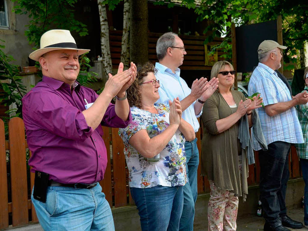 Rund 800 Teilnehmer waren beim groen Jubilumsumzug der WG Wolfenweiler auf den Beinen.