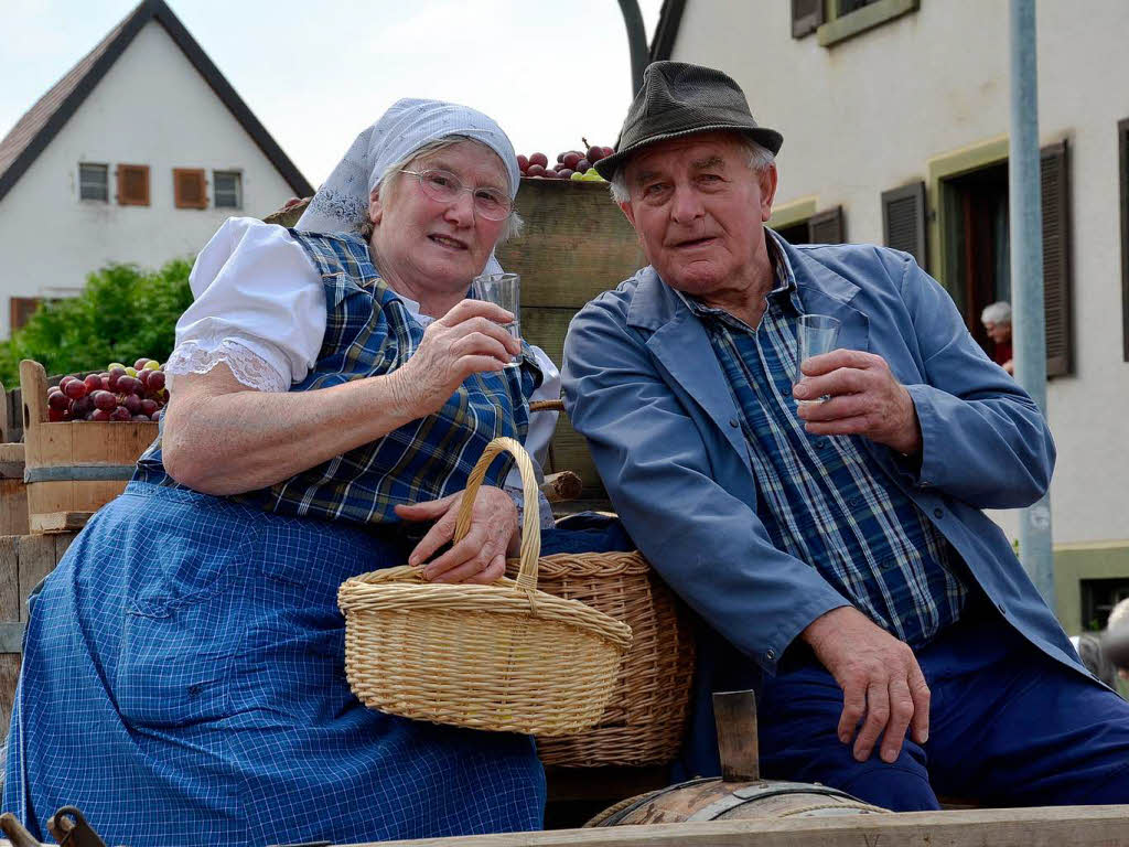 Rund 800 Teilnehmer waren beim groen Jubilumsumzug der WG Wolfenweiler auf den Beinen.