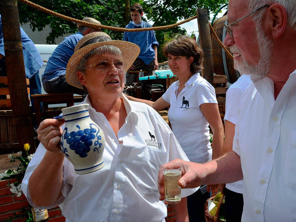 Rund 800 Teilnehmer waren beim groen Jubilumsumzug der WG Wolfenweiler auf den Beinen.