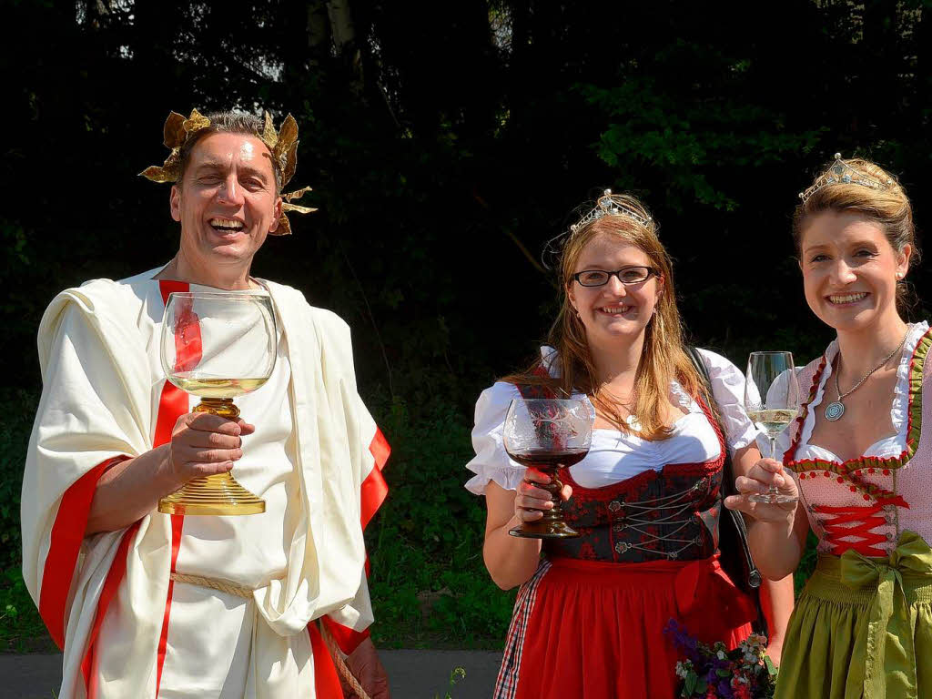 Rund 800 Teilnehmer waren beim groen Jubilumsumzug der WG Wolfenweiler auf den Beinen.