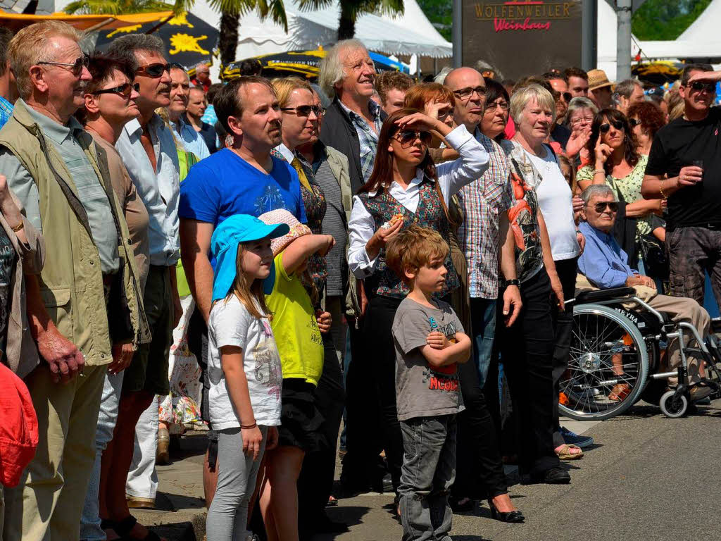 Rund 800 Teilnehmer waren beim groen Jubilumsumzug der WG Wolfenweiler auf den Beinen.