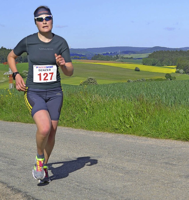 Stefanie Doll von der SZ Breitnau eilte bei den Frauen weit voraus.  | Foto: Junkel