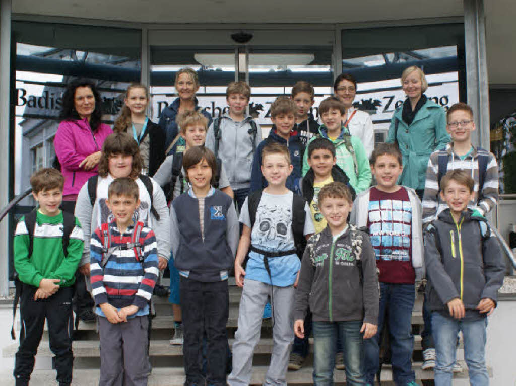 Die Klasse 4a der Grundschule Reute mit ihrer Lehrerin Alexandra Kexel. Die Klasse 4a der Grundschule Reute mit ihrer Lehrerin Alexandra Kexel.