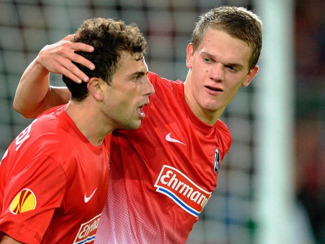 Admir Mehmedi bleibt ein Freiburger &#...ben einen Vertrag mit Matthias.&#8220;  | Foto: dpa