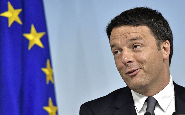 Erfolgreichster Regierungschef bei der Europawahl: Matteo Renzi   | Foto: dpa