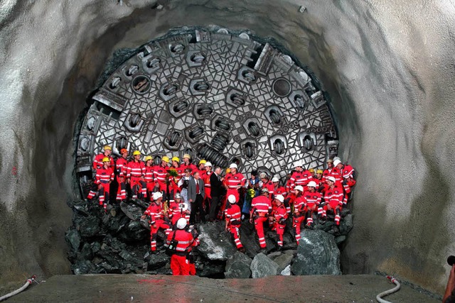 An den Bauarbeiten fr den Gotthard-Tu... (Bild von 2009) mageblich beteiligt.  | Foto: Herrenknecht