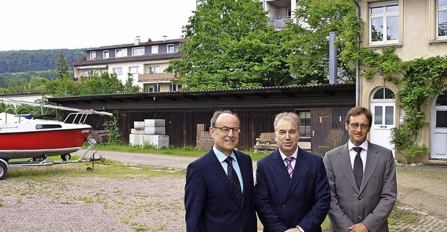 Auf diesem Gelnde an der Brombacher S...ebenamtlicher Vorstand Markus Lacher.   | Foto: Paul Schleer