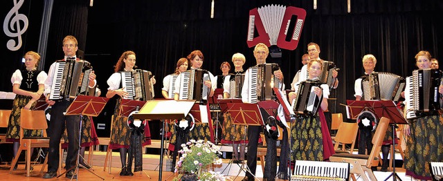 Auftritts des  Hauptorchesters unter der Leitung von Axel Traub.  | Foto: Liane Schilling