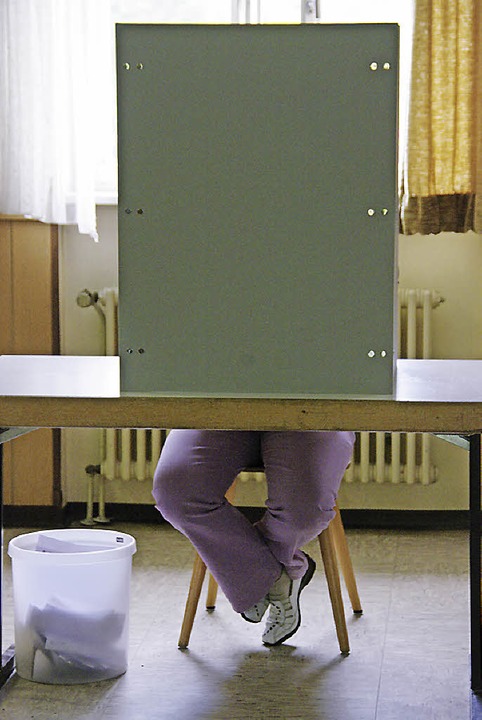 Am Sonntag wurde auch ber die Zusammensetzung der Ortschaftsrte abgestimmt.   | Foto: Pfefferle