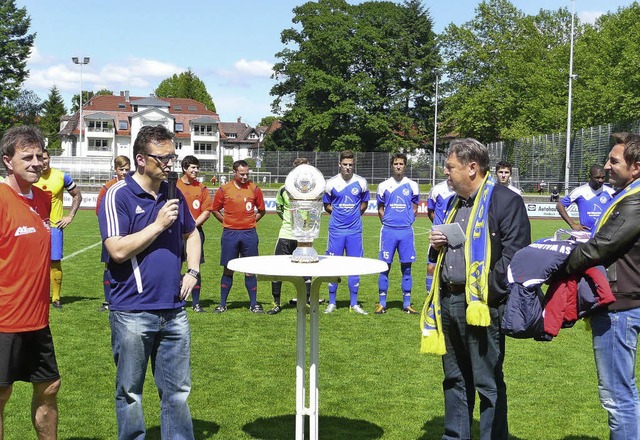 Vor dem letzten Heimspiel in Waldkirch...ewinn des Sdbadischen Vereinspokales.  | Foto:  ZVG