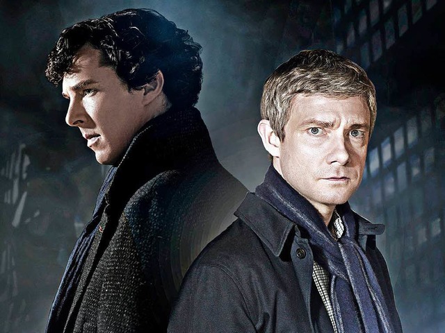 Benedict Cumberbatch und Martin Freeman  | Foto: ARD/BBC