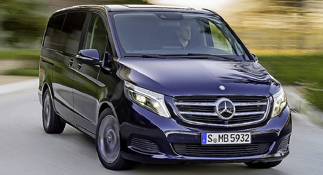 Die V-Klasse ganz im neuen Mercedes-Look <ppp></ppp>  | Foto: Daimler AG - Product Communicati