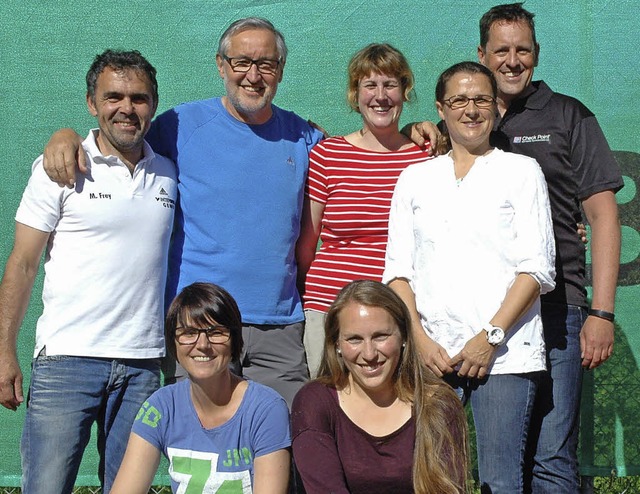 Der TC Binzen ernannte den scheidenden...Sportwartin Sabrina Maier ( von links)  | Foto: Regine Ounas-Krusel