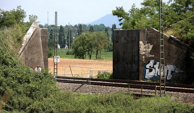 Die Brckenlcke wird noch 2014 geschlossen: bergang bei Oberschopfheim   | Foto: archivbild: christoph breithaupt