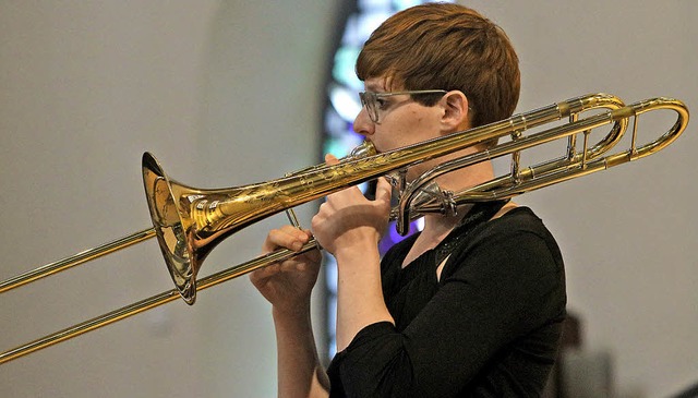 Christine Brand vom Ensemble Triptyque   | Foto: Peter Heck