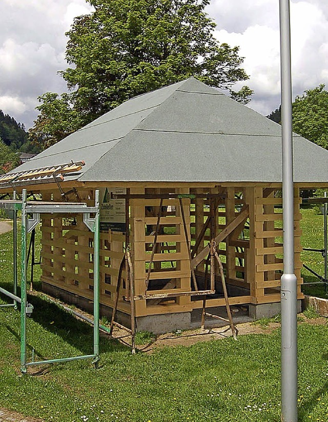 Das Lebkuchenhaus in Todtmoos noch ohne Holzschindel  | Foto: folles