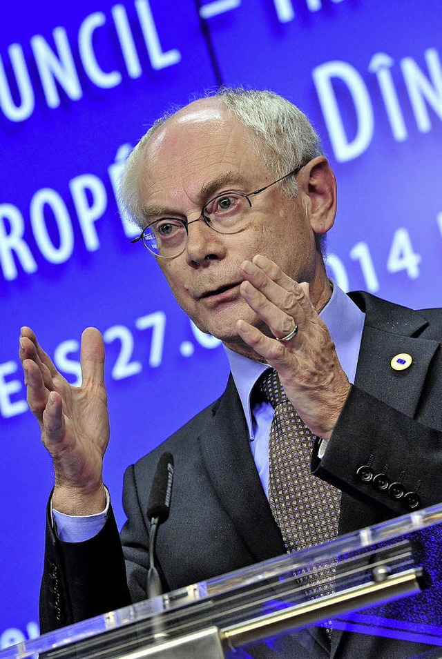 Hermann Van Rompuy  | Foto: AFP