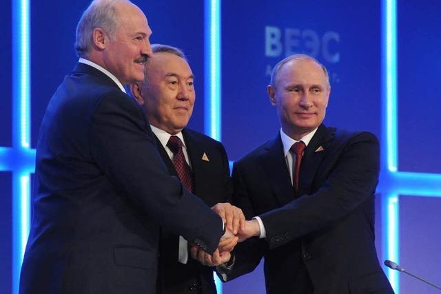 Putin schmiedet eurasische Wirtschaftsunion