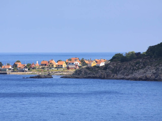 Dnische Landschaftsskizze: Gudhjem auf Bornholm   | Foto: dick