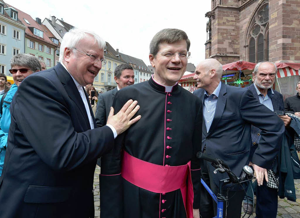 Stephan Burger zeigt sich als Erzbischof ohne Berhrungsangst