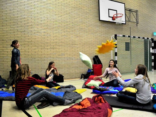 Die meisten Sportlerinnen und Sportler... von Freiburger Schulen untergebracht.  | Foto: Thomas Kunz