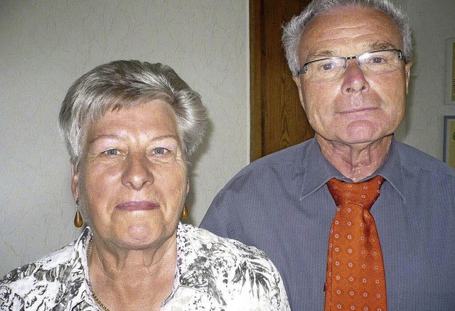 Veronika und Werner Jenne sind seit 50 Jahren verheiratet.   | Foto: Franz Hilger