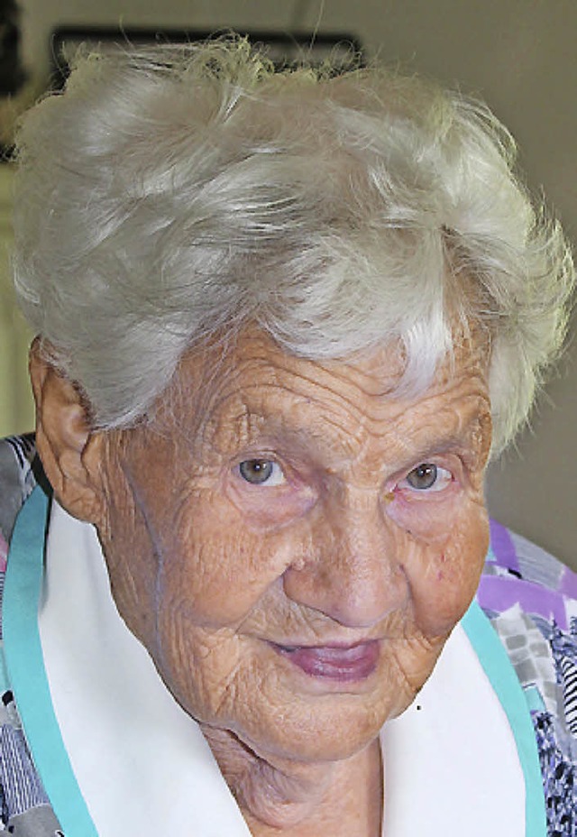 Agatha Wenzinger geborene Benz aus Una...2. Juni,  ihren 90. Geburtstag feiern.  | Foto: Christa Maier