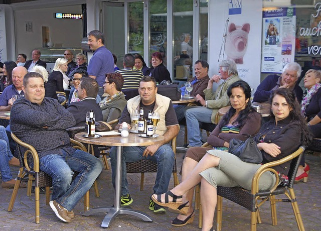 Die Musik auf der Cityfest-Bhne war f... Zum Zuschauen und -hren<ppp></ppp>    | Foto: Petra Wunderle