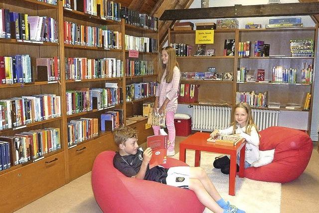 Die Teninger Bibliothek wirbt um Kinder
