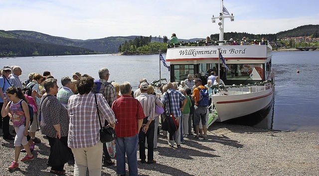 Die Fahrt auf der MS Schluchsee wollte...zwei Gruppen gebildet werden mussten.   | Foto: Privat