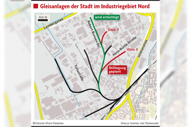 Industriegleis im Industriegebiet Nord wird wiederbelebt