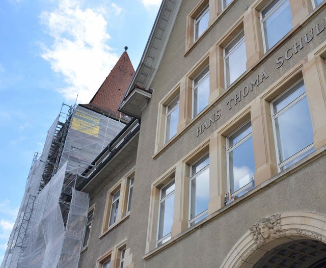 Aus Haushaltsresten von 2013 knnen we...ster am HTG-Altbau ausgegeben werden.   | Foto: Nikolaus Trenz