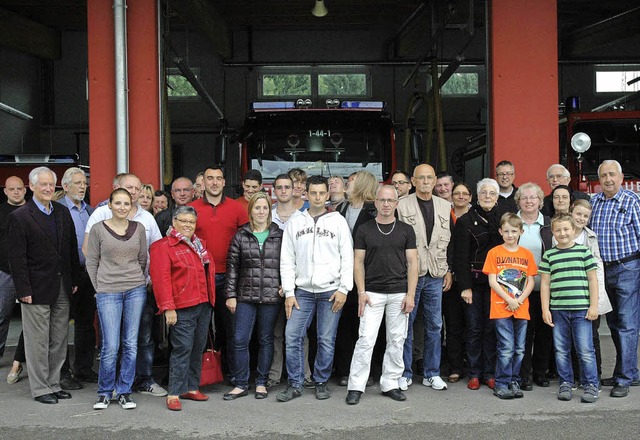 Besuch von Kollegen aus der franzsisc...ie Feuerwehr von  Murg  am Wochenende.  | Foto: Brigitte  Chymo