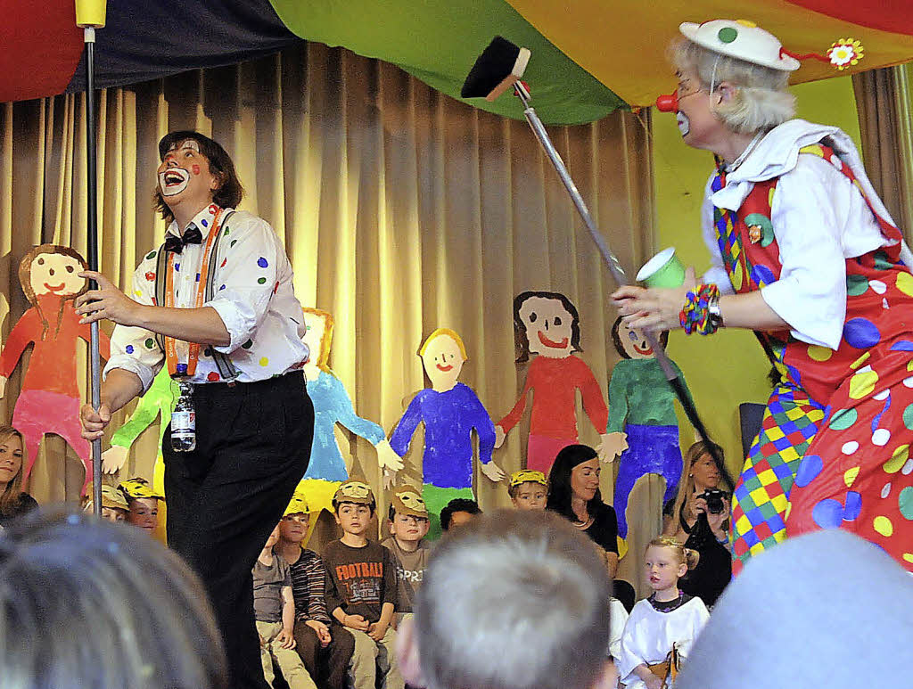 Kinder machen allerhand Zirkus Friesenheim Badische Zeitung