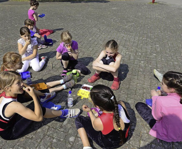 Wer fleiig trainiert, muss auch mal gemtlich Pause machen.  | Foto: Ingo Schneider