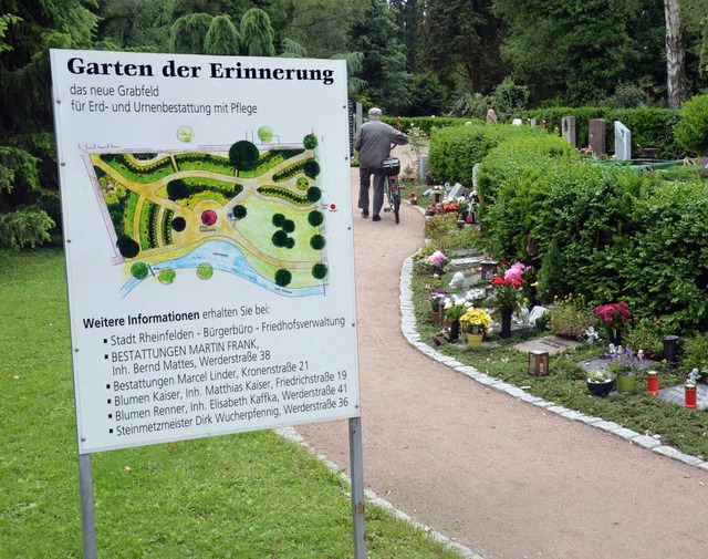 Es gibt eine starke Nachfrage nach Urn...nnerung&#8220; auf dem Hauptfriedhof.   | Foto: Ingrid Bhm-Jacob