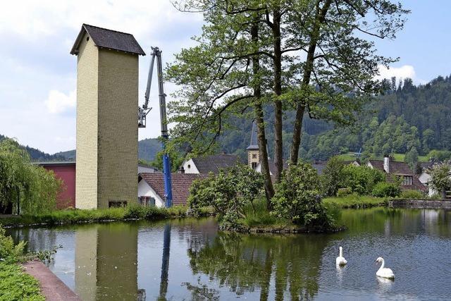 Alter Schlauchturm wird abgerissen