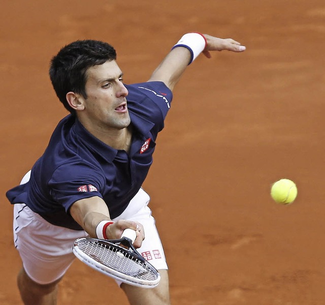 In Spannung: Novak Djokovic   | Foto: dpa