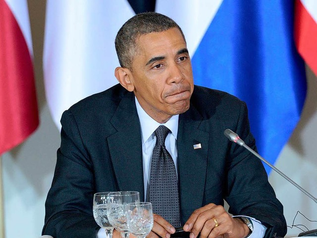 US-Prsident Obama kndigte in Warscha...uren Sicherheitsplan fr Osteuropa an.  | Foto: dpa