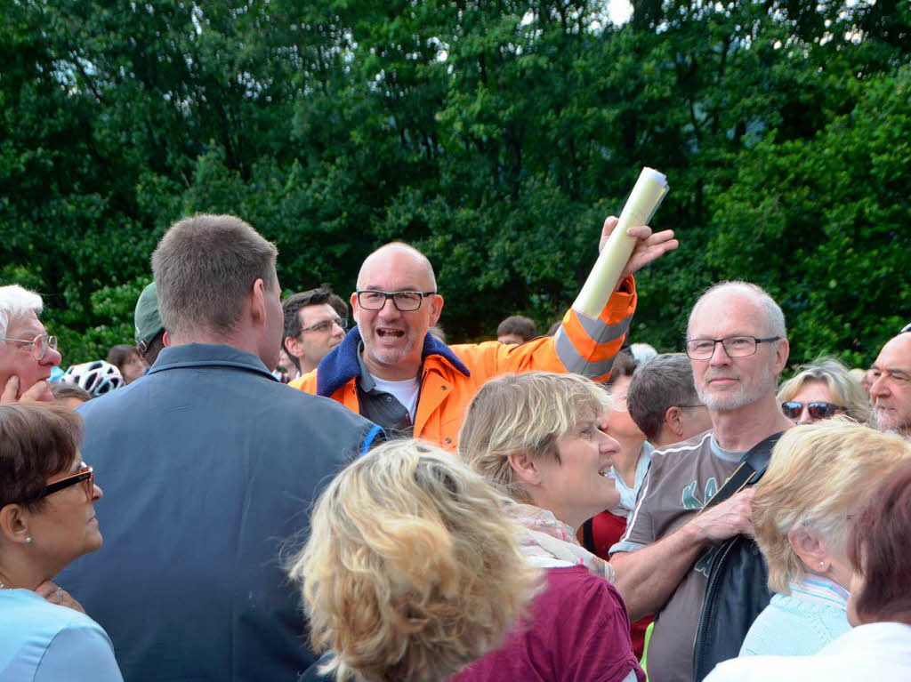Ansturm beim Tag des offenen Tunnels an Christi Himmelfahrt. Ansturm beim Tag des offenen Tunnels an Christi Himmelfahrt.