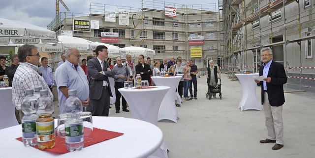 Robert Wacker, Chef der Stadtbau/Wohnb...est des Stadtbau-Projekts An der Wiede  | Foto: Burgmaier Ralf